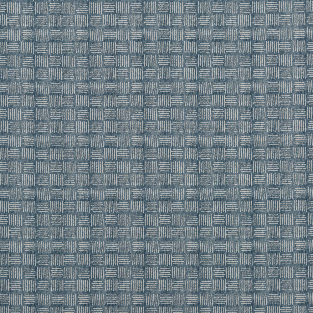Salsa Square Indigo by Baker Lifestyle Fabric Baker Lifestyle Fabric Salsa Square IndigoFabric CARNIVAL COTTON - 90%;LINEN - 10% United Kingdom </p><p>Repeat: H: 5.91, V: 5.91 53.978 - Fabric Carolina -