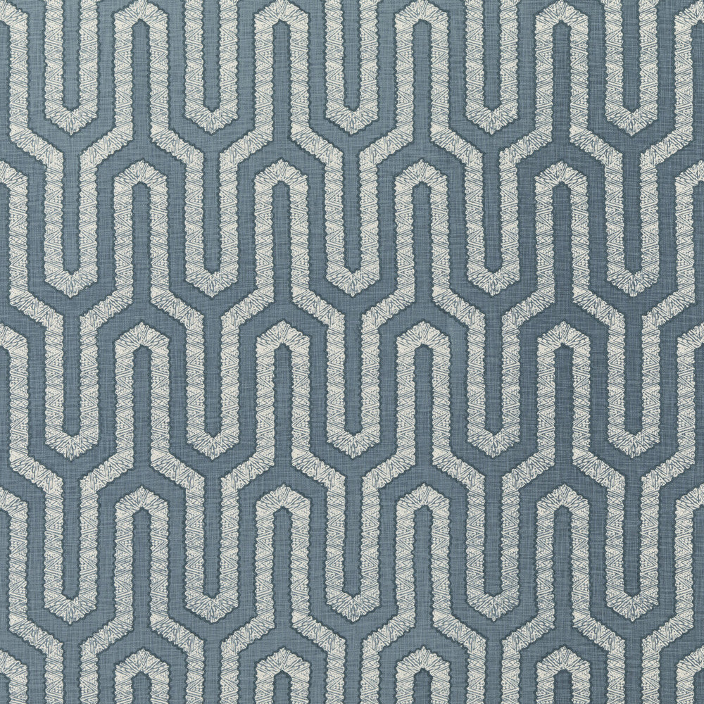Santiago Teal by Baker Lifestyle Fabric HOMES & GARDENS III COTTON - 100% India Horizontal: 8.668 and Vertical: 9.85 52.008 - Fabric Carolina -