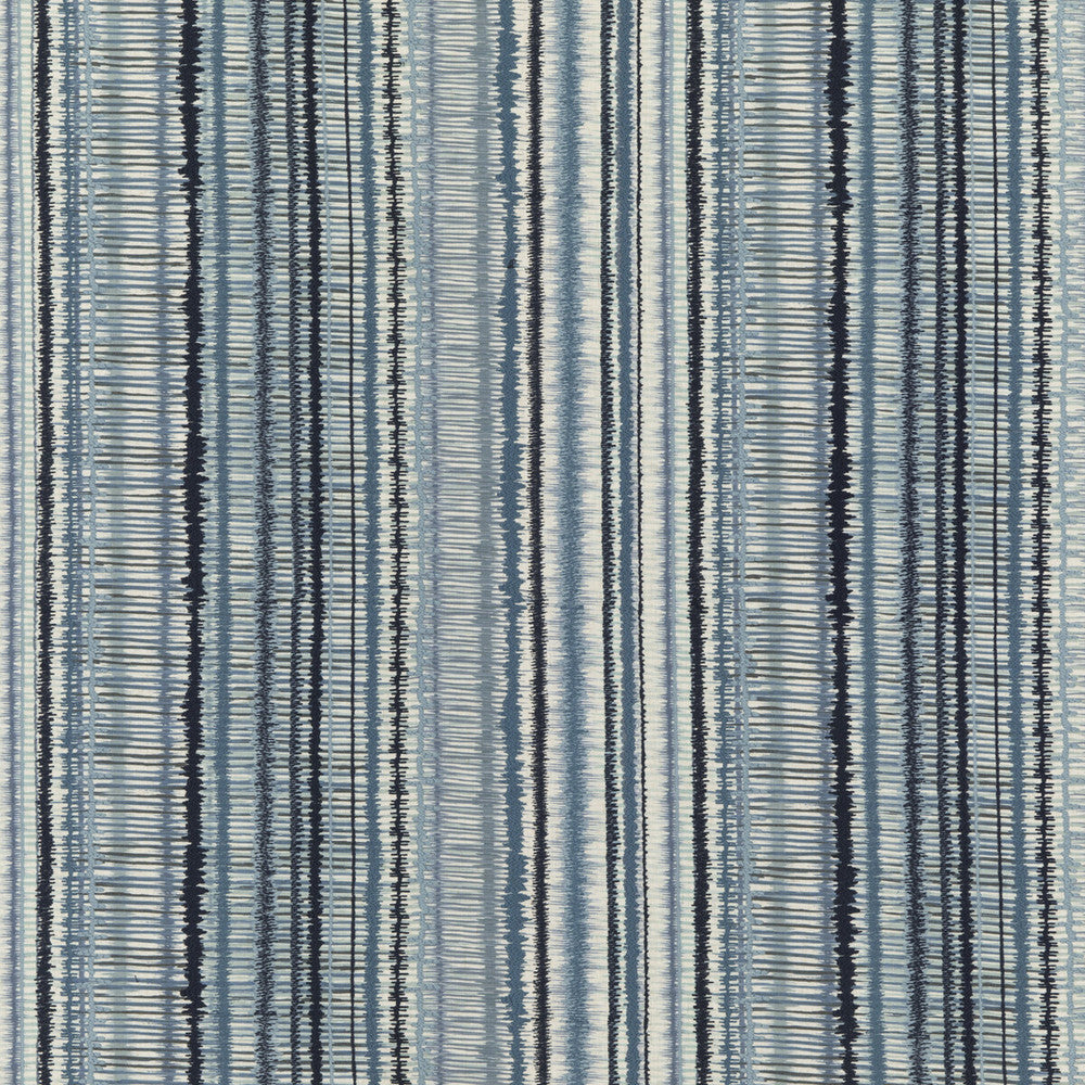 Toledo Indigo by Baker Lifestyle Fabric HOMES & GARDENS III POLYESTER - 93%;LINEN - 7% India Horizontal: 25.216 and Vertical: 14.972 51.22 - Fabric Carolina -