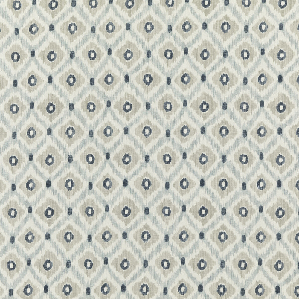 Vasco Indigo/Stone by Baker Lifestyle Fabric HOMES & GARDENS III COTTON - 90%;LINEN - 10% United Kingdom HEAVY Horizontal: 7.486 and Vertical: 7.092 53.978 - Fabric Carolina -