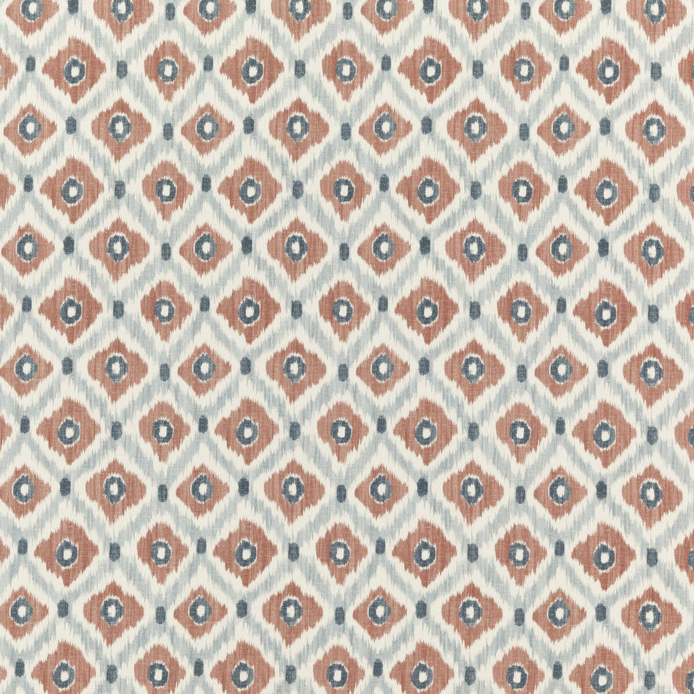 Vasco Indigo/Spice by Baker Lifestyle Fabric HOMES & GARDENS III COTTON - 90%;LINEN - 10% United Kingdom HEAVY Horizontal: 7.486 and Vertical: 7.092 53.978 - Fabric Carolina -