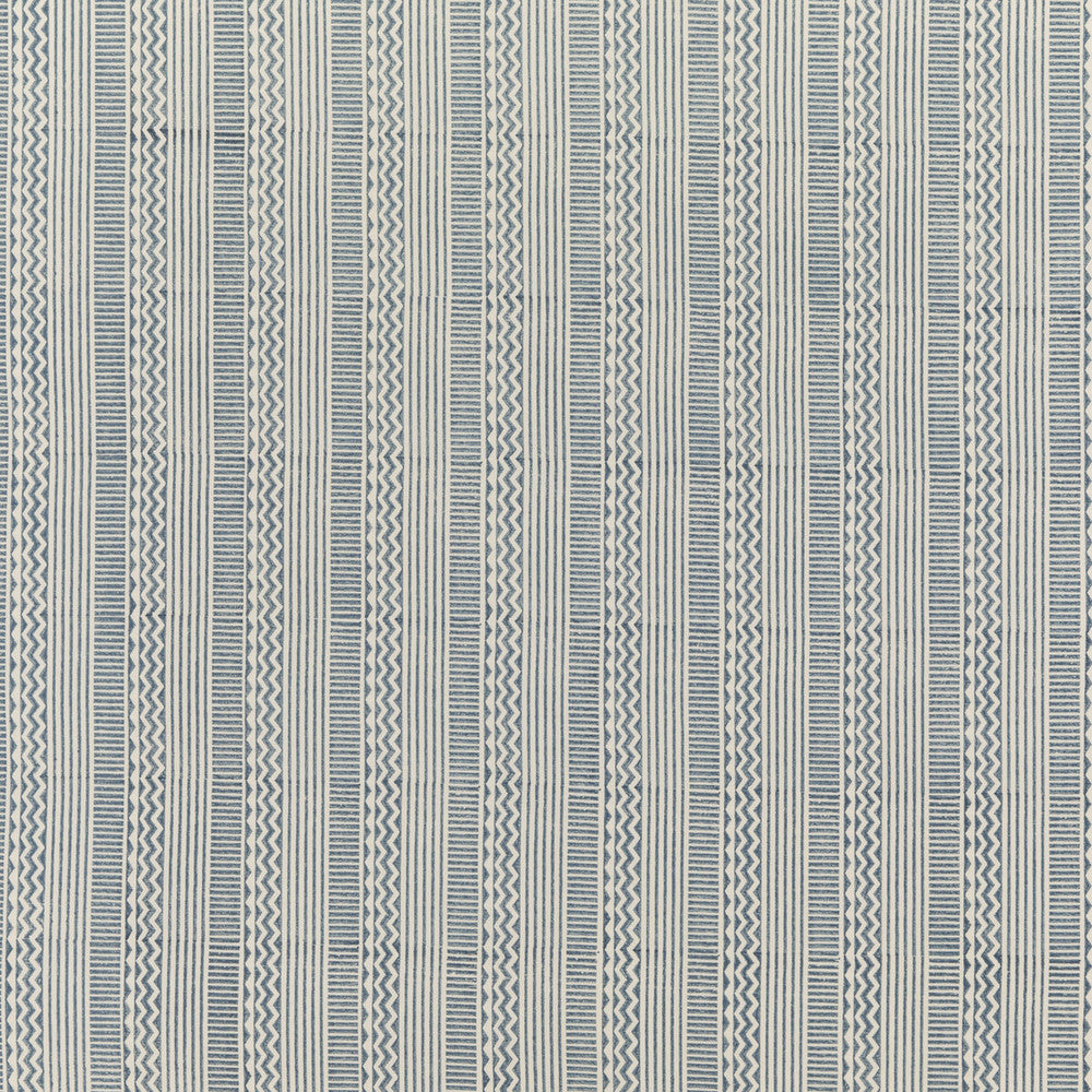 Tolosa Indigo by Baker Lifestyle Fabric HOMES & GARDENS III COTTON - 100% India HEAVY Horizontal: 4.728 and Vertical: 0.788 52.008 - Fabric Carolina -