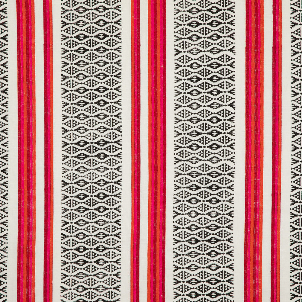 Joya Fuschia by Baker Lifestyle Fabric FIESTA COTTON - 85%;VISCOSE - 15% India - Horizontal: 24.034 and Vertical: 1.576 48.068 - Fabric Carolina -