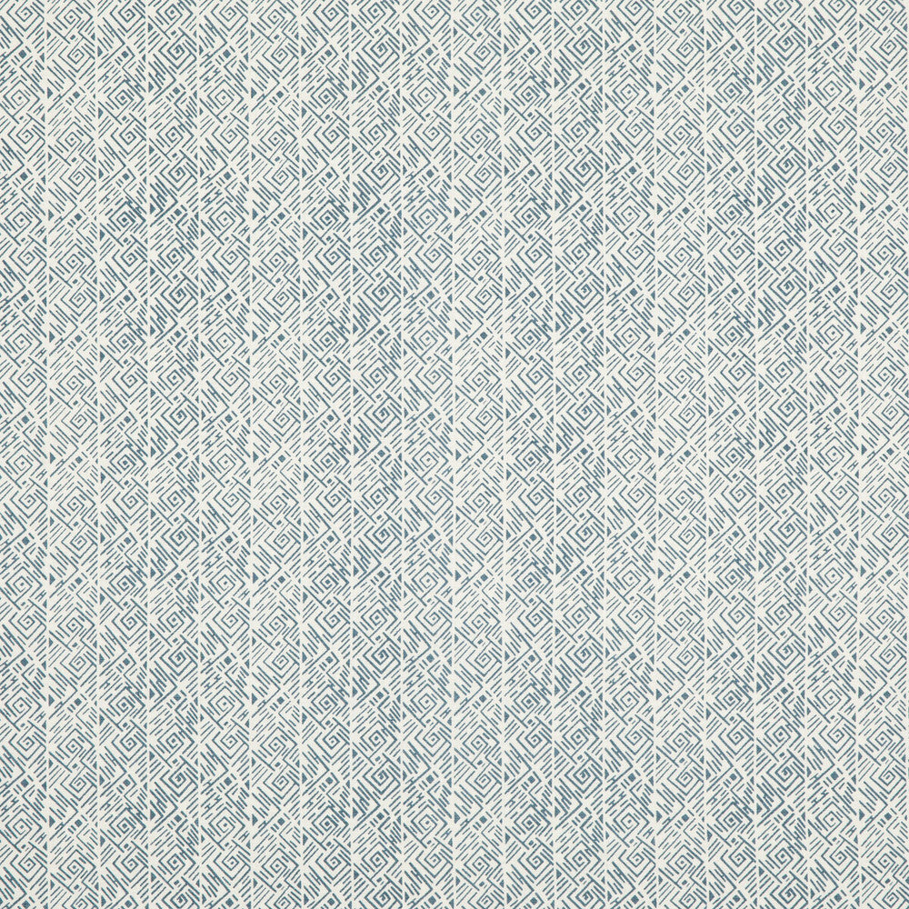 Laberinto Indigo by Baker Lifestyle Designer Fabric FIESTA LINEN - 100% India HEAVY Horizontal: 5.7524 and Vertical: 3.546 51.22 - Swanky Fabrics -