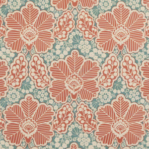 Arbour Rustic Red by Baker Lifestyle Fabric