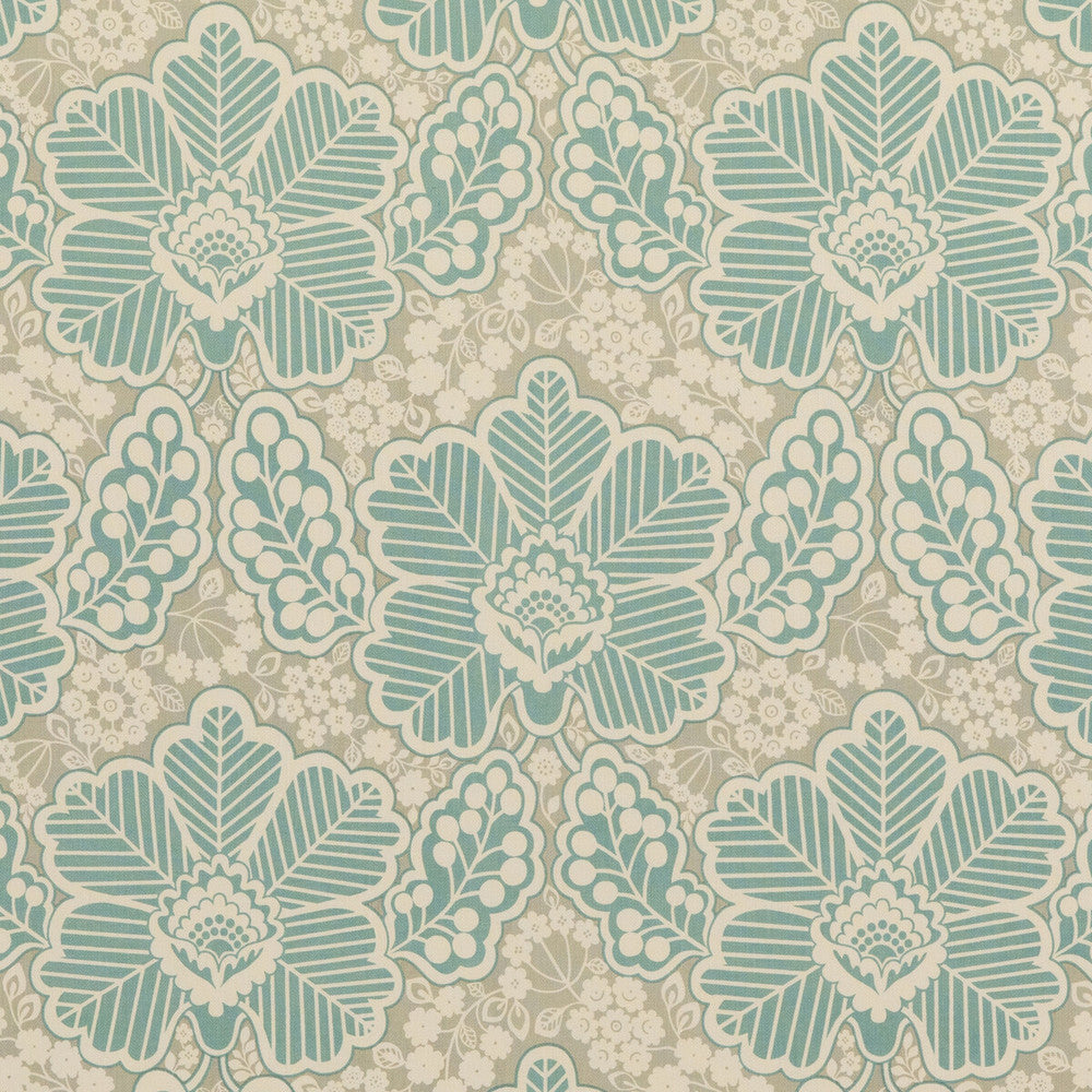 Arbour Aqua by Baker Lifestyle Fabric Baker Lifestyle Fabric Arbour AquaFabric BLOCK PARTY COTTON - 100% India </p><p>Repeat: H: 17.336, V: 17.73 52.796 - Fabric Carolina -