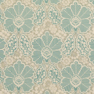 Arbour Aqua by Baker Lifestyle Fabric