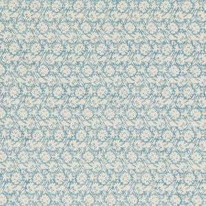 Flower Press Soft Blue by Baker Lifestyle Fabric