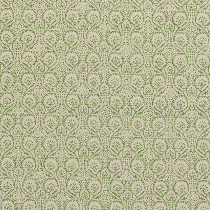 Pollen Trail Green by Baker Lifestyle Designer Fabric BLOCK PARTY LINEN - 56%;COTTON - 44% India - Horizontal: 5.91 and Vertical: 5.516 53.978 - Swanky Fabrics -