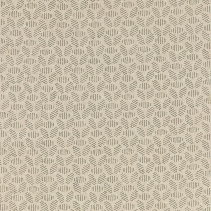 Bumble Bee Stone by Baker Lifestyle Fabric BLOCK PARTY LINEN - 100% India - Horizontal: 4.728 and Vertical: 2.364 52.796 - Fabric Carolina -