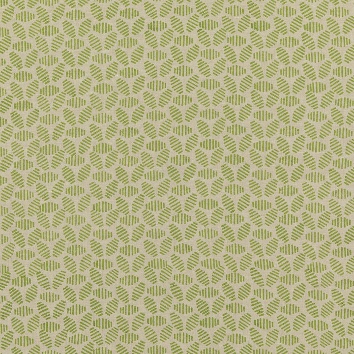 Bumble Bee Green by Baker Lifestyle Fabric BLOCK PARTY LINEN - 100% India Horizontal: 4.728 and Vertical: 2.364 52.796 - Fabric Carolina -