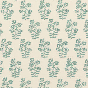 Wild Flower Aqua by Baker Lifestyle Fabric