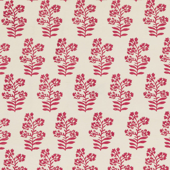 Wild Flower Fuchsia by Baker Lifestyle Designer Fabric BLOCK PARTY LINEN - 56%;COTTON - 44% India Horizontal: 5.91 and Vertical: 13.396 53.978 - Swanky Fabrics -