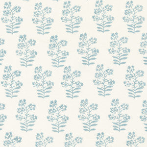 Wild Flower Soft Blue by Baker Lifestyle Fabric