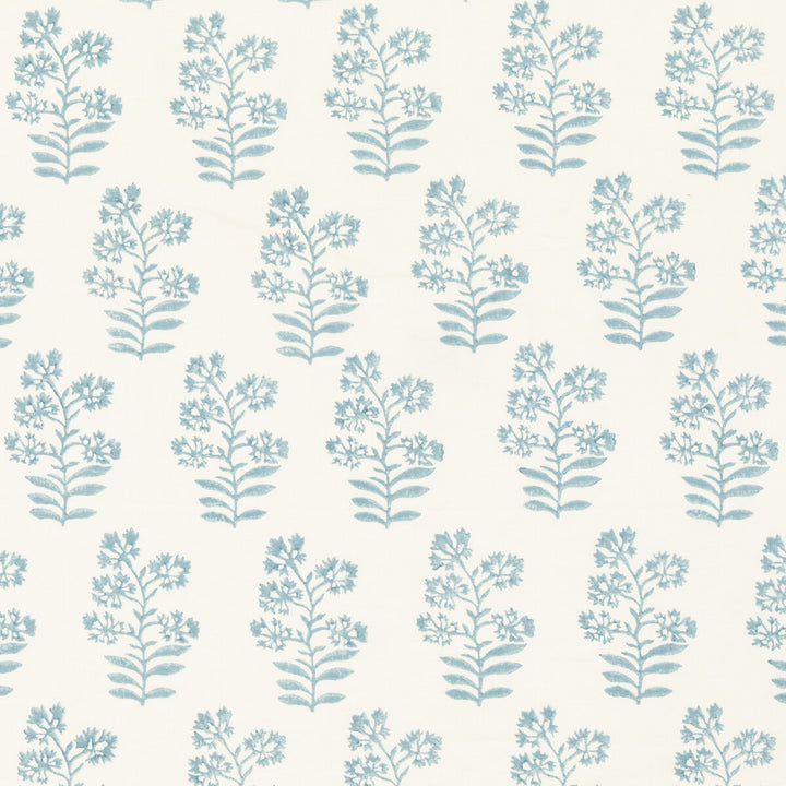 Wild Flower Soft Blue by Baker Lifestyle Fabric BLOCK PARTY LINEN - 56%;COTTON - 44% India - Horizontal: 5.91 and Vertical: 13.396 53.978 - Fabric Carolina -