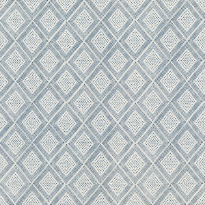Block Trellis Indigo by Baker Lifestyle Fabric