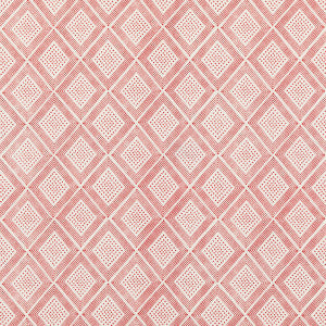 Block Trellis Rustic Red by Baker Lifestyle Fabric