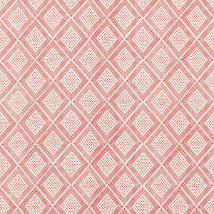 Block Trellis Rustic Red by Baker Lifestyle Fabric