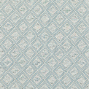 Block Trellis Aqua by Baker Lifestyle Fabric