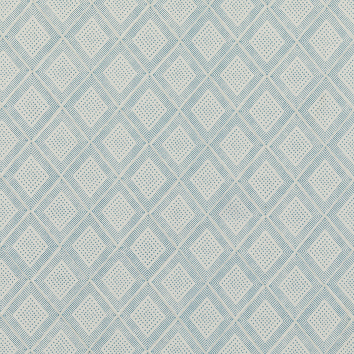 Block Trellis Aqua by Baker Lifestyle Fabric Baker Lifestyle Fabric Block Trellis AquaFabric BLOCK PARTY COTTON - 59%;LINEN - 41% India </p><p>Repeat: H: 5.122, V: 5.91 52.796 - Fabric Carolina -