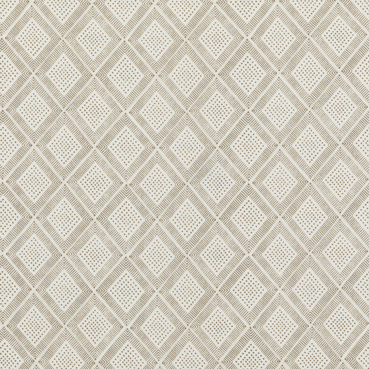 Block Trellis Stone by Baker Lifestyle Fabric BLOCK PARTY COTTON - 59%;LINEN - 41% India - Horizontal: 5.122 and Vertical: 5.91 52.796 - Fabric Carolina -