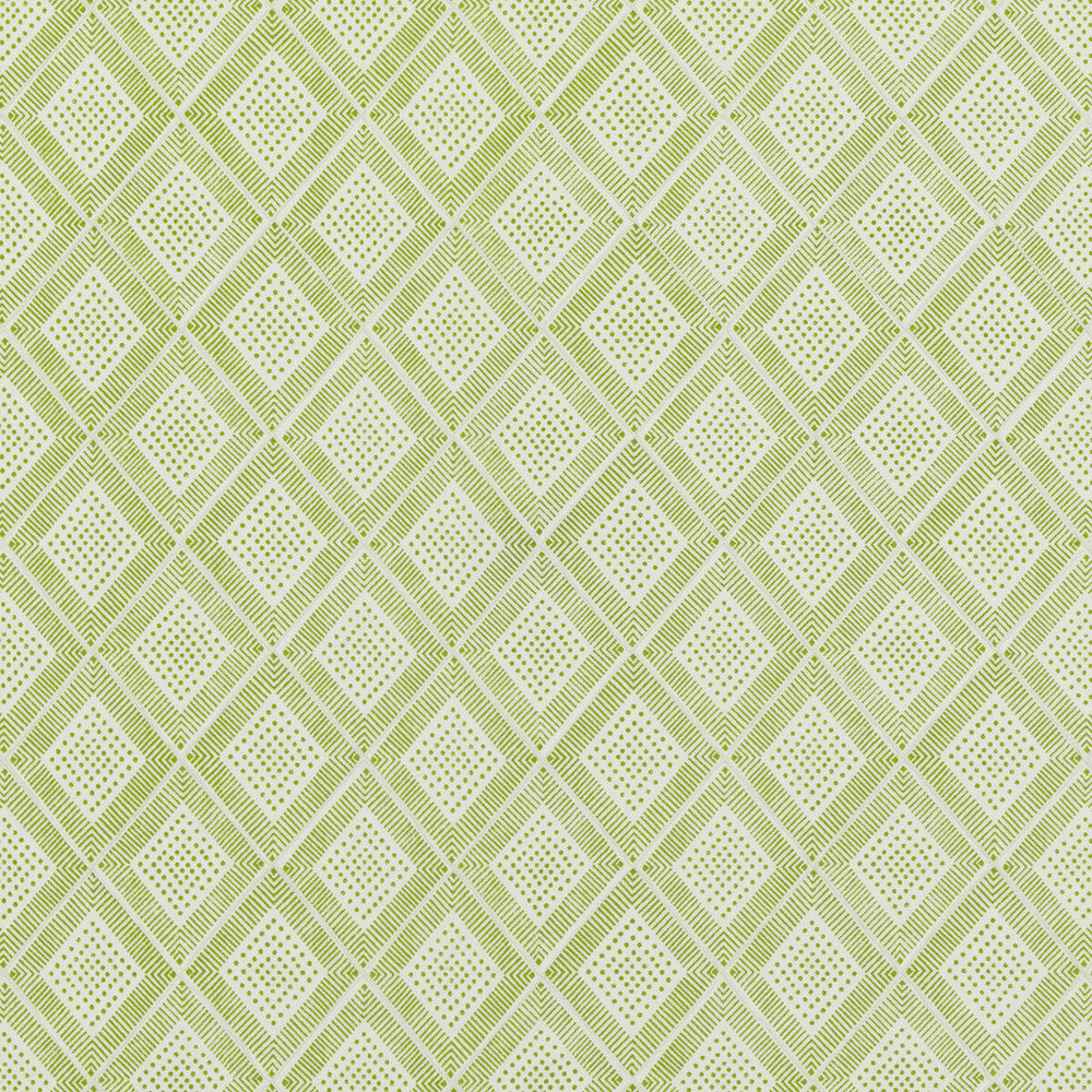Block Trellis Green by Baker Lifestyle Designer Fabric BLOCK PARTY COTTON - 59%;LINEN - 41% India Horizontal: 5.122 and Vertical: 5.91 52.796 - Swanky Fabrics -