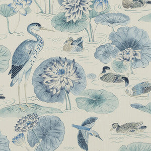 Ellingham Blue by Baker Lifestyle Fabric