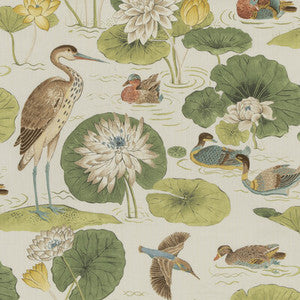 Ellingham Green by Baker Lifestyle Fabric