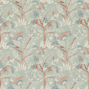 Lulworth Aqua by Baker Lifestyle Fabric