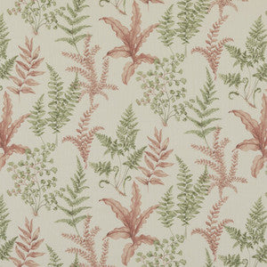 Ferndown Green/Pink by Baker Lifestyle Fabric