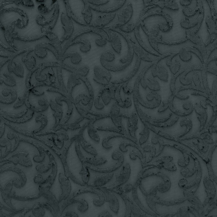 Pippa # 14 Charcoal by Maxwell Fabric STUDIO-MAYFAIR 100% POLYESTER INDIA </p><p>Repeat: Horizontal: H-13.75 and Vertical: V-14.5 55" - Fabric Carolina -