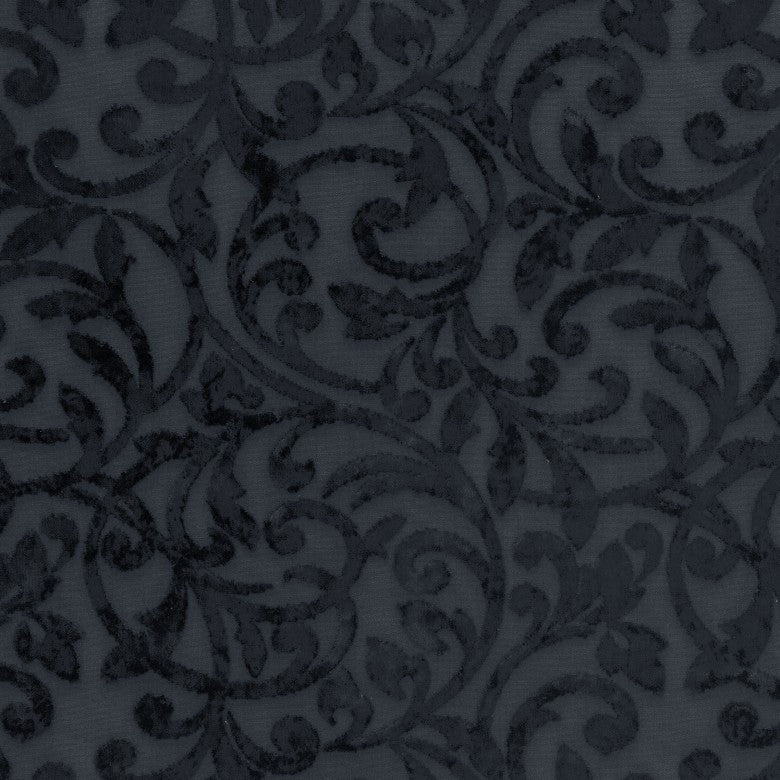 Pippa # 15 Black by Maxwell Fabric STUDIO-MAYFAIR 100% POLYESTER INDIA See sample </p><p>Repeat: Horizontal: 13.75" and Vertical: 14.5" 55" - Fabric Carolina -