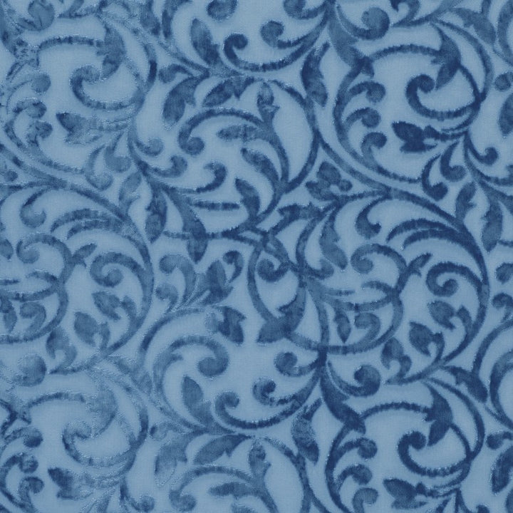 Pippa # 205 Blue by Maxwell Fabric STUDIO-MAYFAIR 100% POLYESTER INDIA </p><p>Repeat: Horizontal: H-13.75 and Vertical: V-14.5 55" - Fabric Carolina -