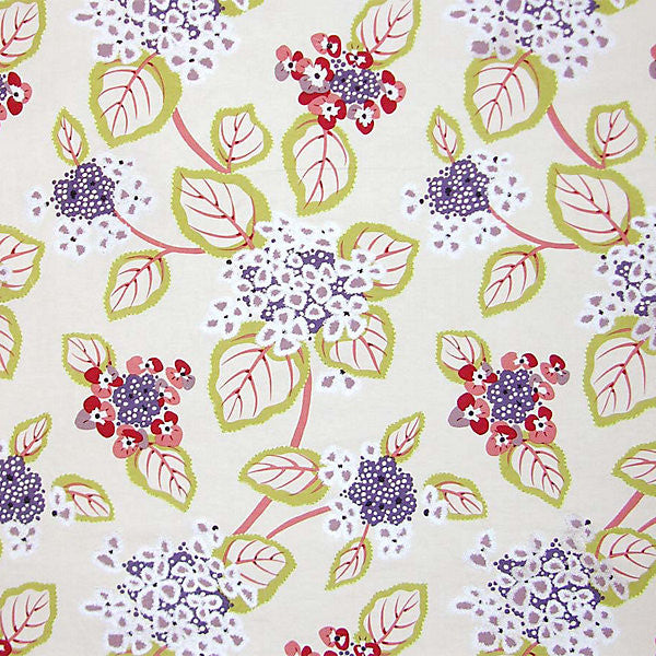 Miranda/Red & Violet by Grey Watkins Fabric Grey Watkins Fabric Miranda/Red & VioletFabric 100% COTTON INDIA </p><p>Repeat: H: 27", V: 17.25" 51.75" - Fabric Carolina -