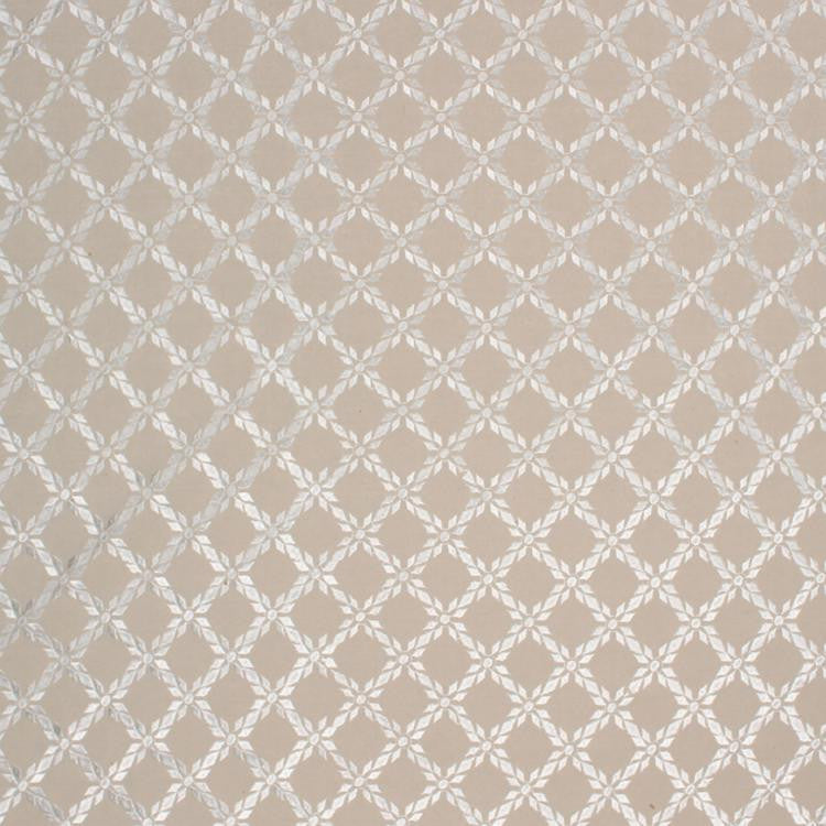 Mosaic Trellis Linen by RM CoCo Fabric