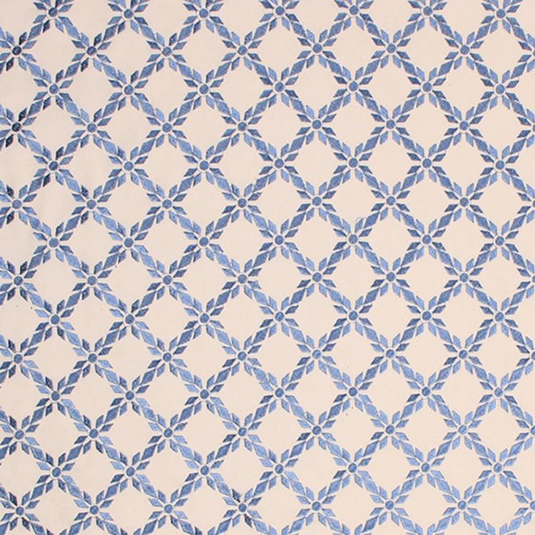 Mosaic Trellis Cadet by RM CoCo Fabric