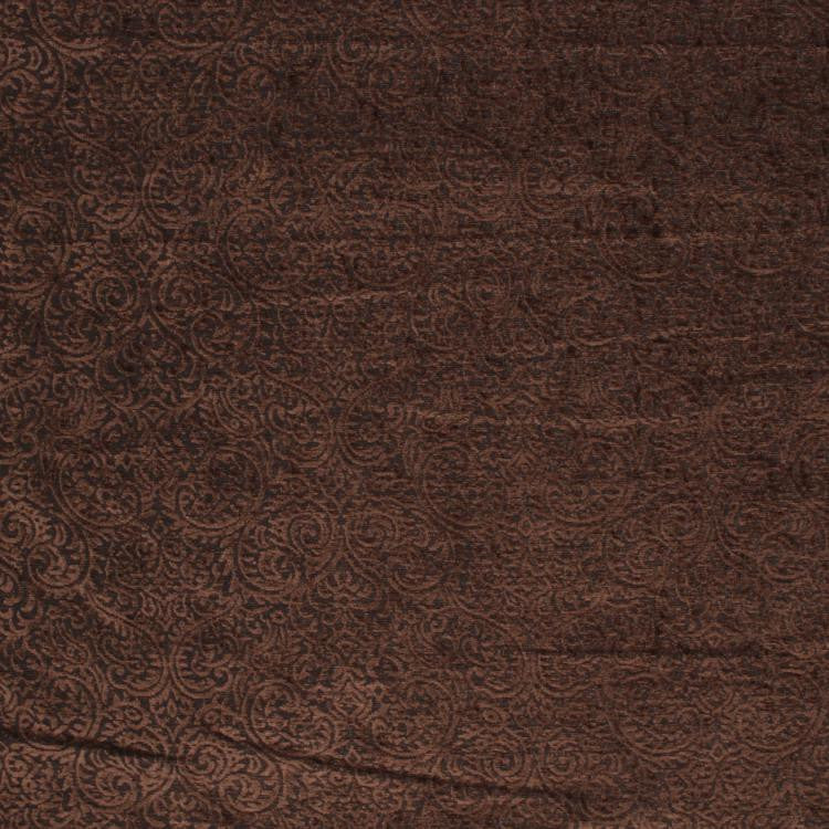 Sanremo Scroll Black Walnut by RM CoCo Fabric