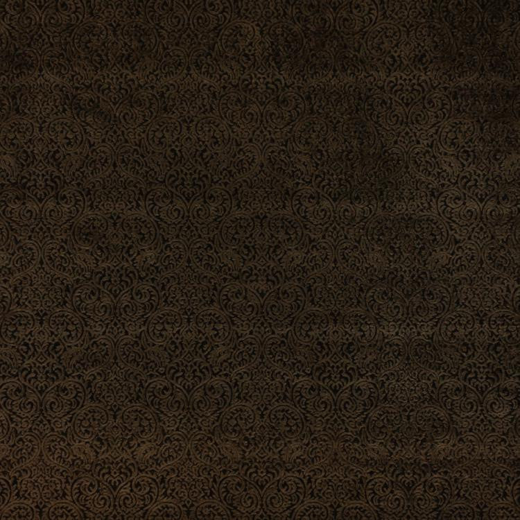 Sanremo Scroll Black Walnut by RM CoCo Fabric