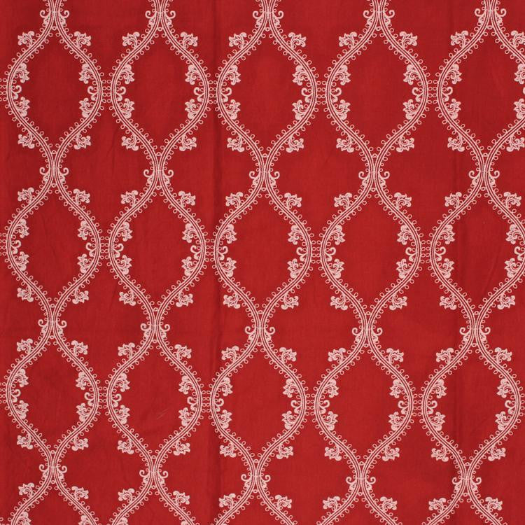 Oakville Trellis Garnet by RM CoCo Fabric