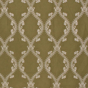 Oakville Trellis Olive by RM CoCo Fabric