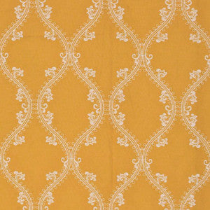 Oakville Trellis Goldenrod by RM CoCo Fabric