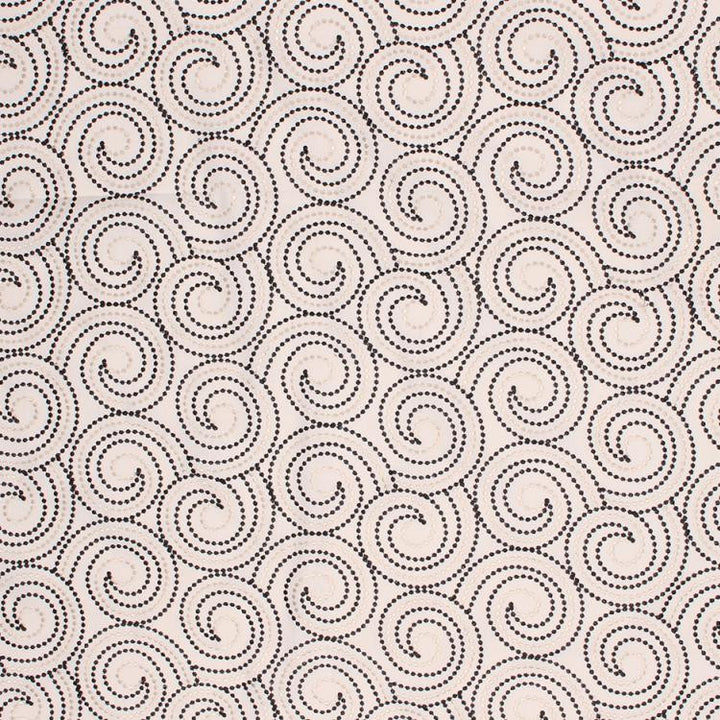 Scroll Dance Domino by RM CoCo Fabric