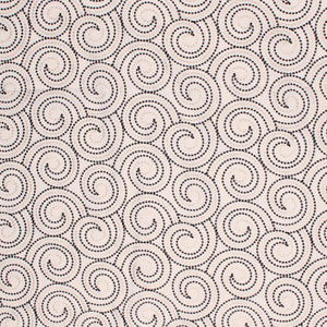 Scroll Dance Domino by RM CoCo Fabric
