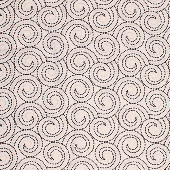 Scroll Dance Domino by RM CoCo Fabric