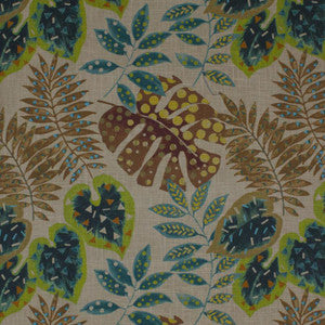 Tropix Turquoise by RM CoCo Fabric