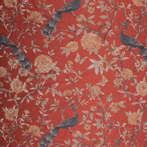 Peony Bird Cinder by RM CoCo Fabric