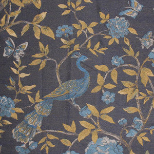 Peony Bird Aquamarine by RM CoCo Fabric