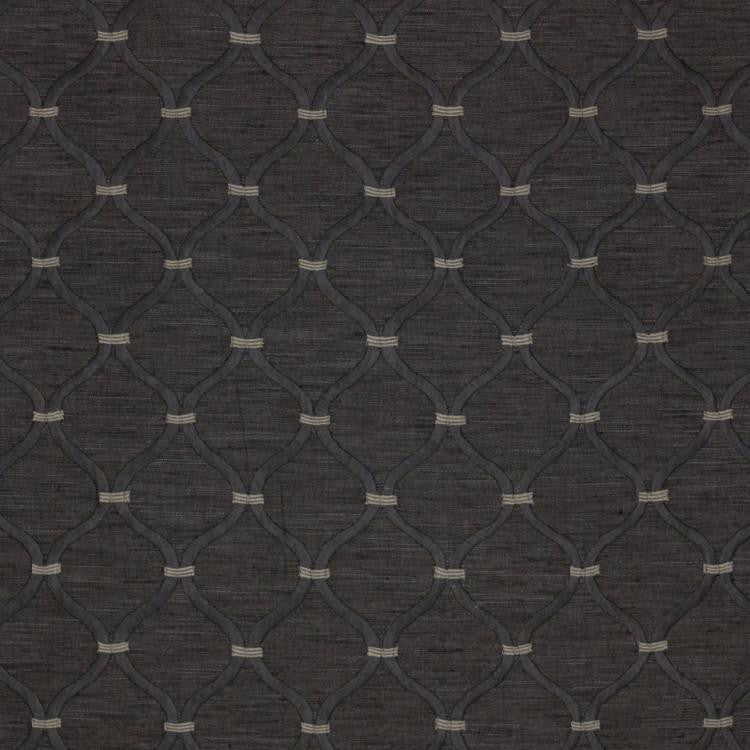 Romesco Trellis Walnut by RM CoCo Fabric