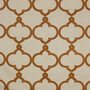 Kafu Trellis Papaya by RM CoCo Fabric