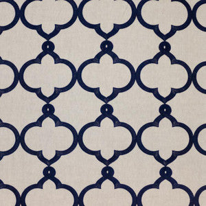 Kafu Trellis Indigo by RM CoCo Fabric